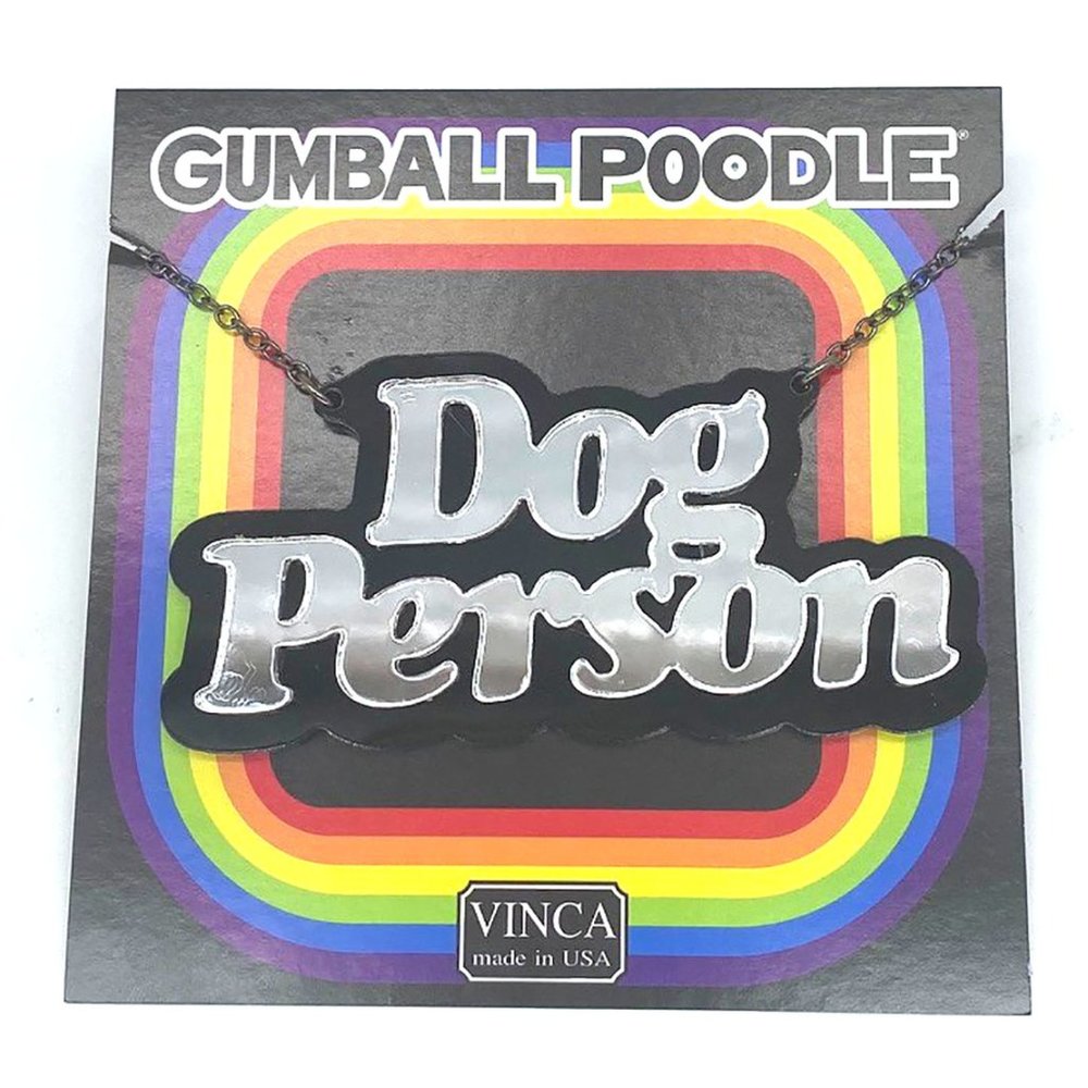 Vinca DOG PERSON Statement Necklace NWT